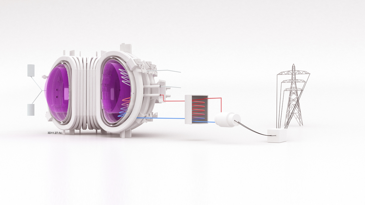 Fusion power plant credit UKAEA