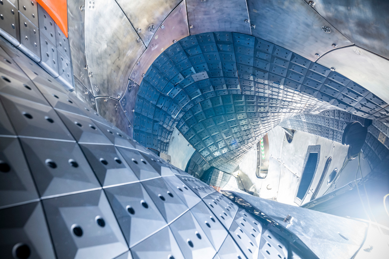 W7 X View into the plasma vessel of Wendelstein 7 X 2021 photo IPP J. Hosan