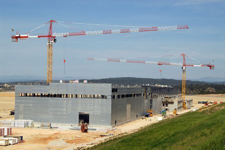 The Poloidal Field Coils Winding Facility in April 2011. Photo: F4E 